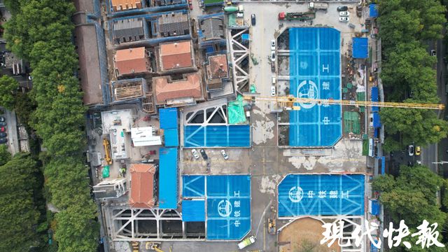 kaiyun南京试点首个“天幕工地”给工地加装“蓝色遮阳伞”(图3)