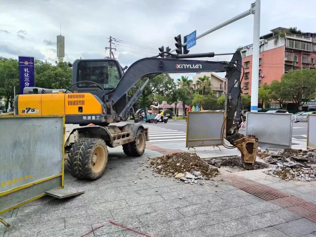 点赞！邵武这两处路口的遮阳棚即将建设完工(图4)