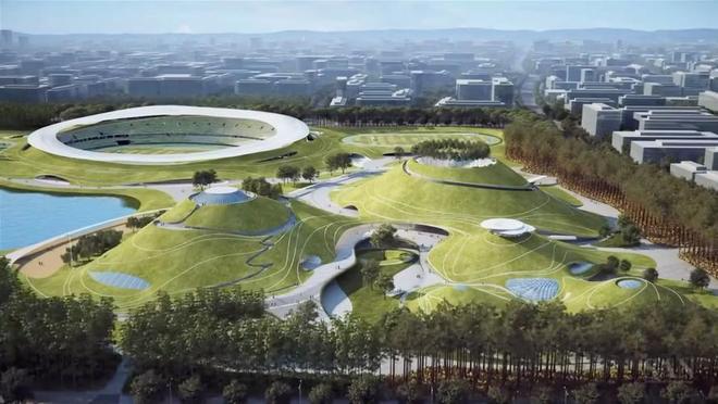 风水遇上人体工程学:衢州体育公园的“隐身术”与天人智慧(一)(图5) 风水遇上人体工程学:衢州体育公园的“隐身术”与天人智慧(一)(图5)